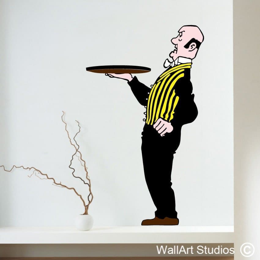 Nestor The Butler Wall Art Sticker