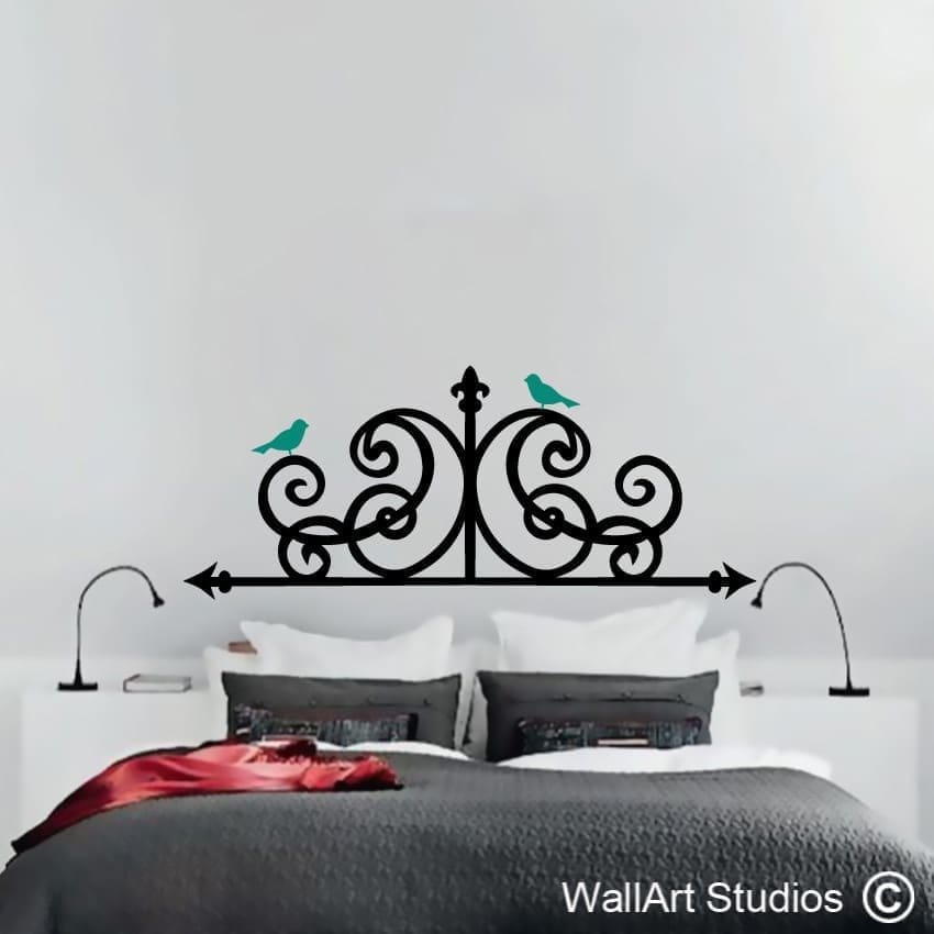 Buckingham Headboard Wall Art Stickers