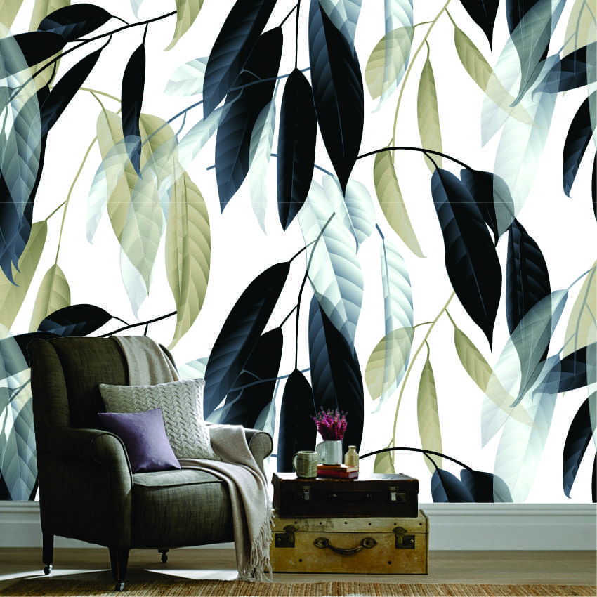 Hanging Leaves Wallpaper