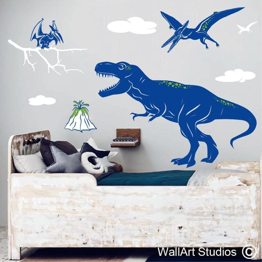 T-Rex Pterodactyl Dinosaur Wall Decal