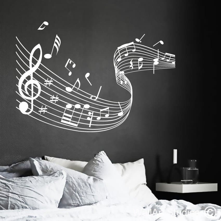 Music Notes Swirl