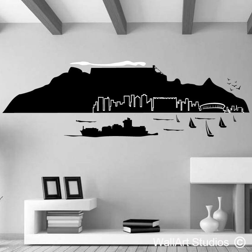 Table Mountain Wall Art Stickers