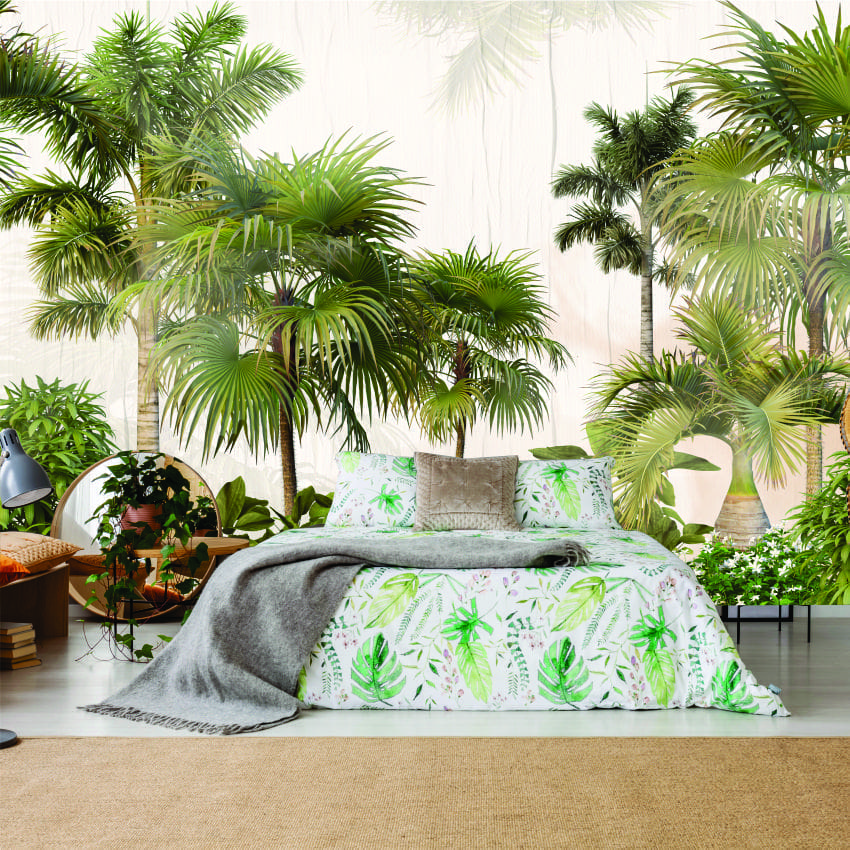 Misty Jungle Wall Mural