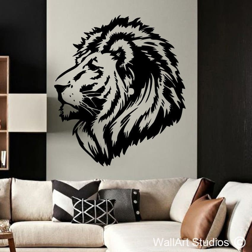Lion Match Wall Sticker