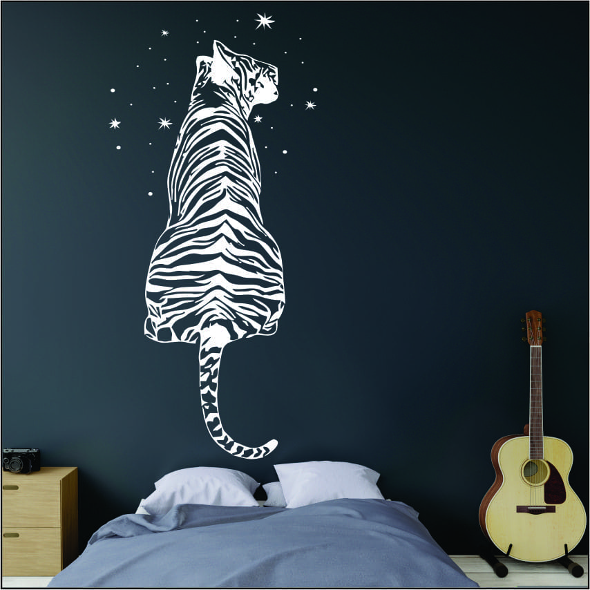 Tiger Star Gaze Decal