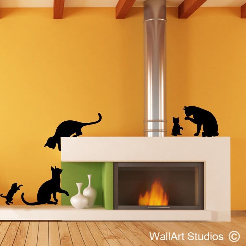 Cat Wall Art Vinyls