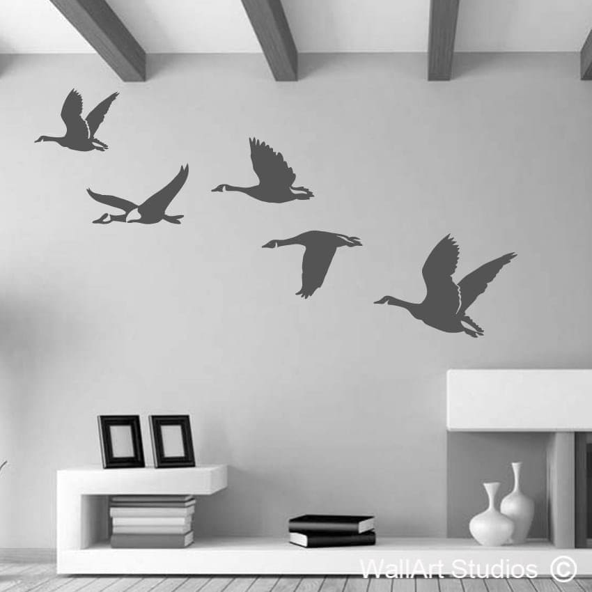 Flying Geese Wall Art Decal