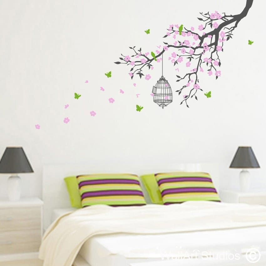 Freedom Branch with Blossoms Wall Decal