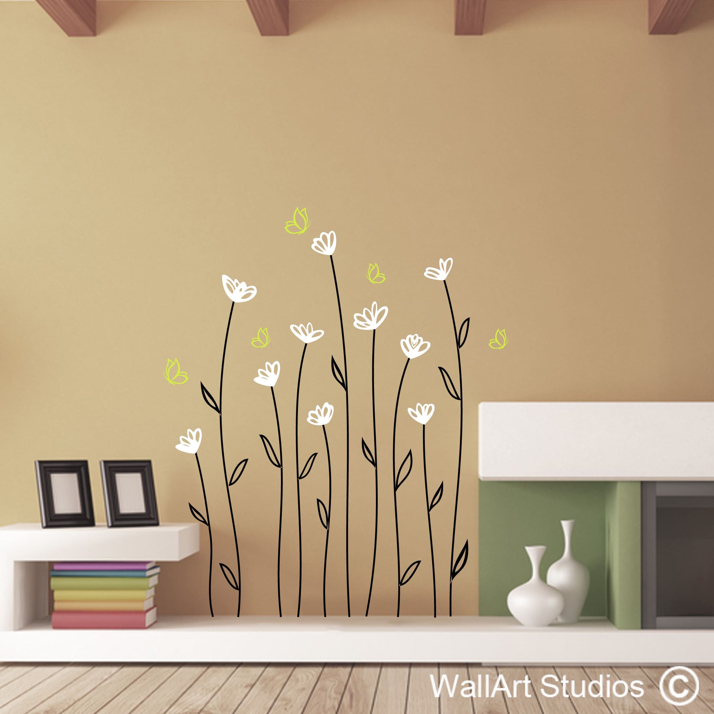 Daisies Boho Wall Decal