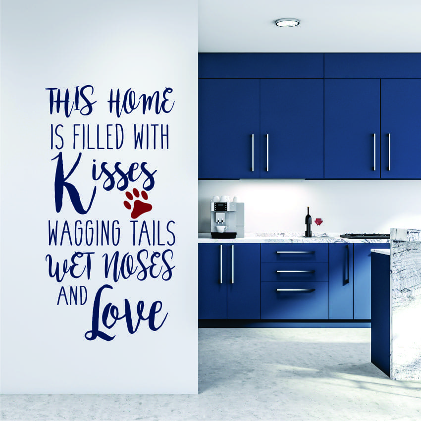 Wagging Tales & Wet Noses Wall Decal