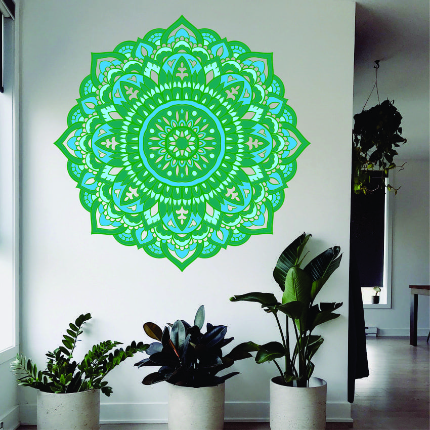 Lifestyle Mandala Wall Sticker