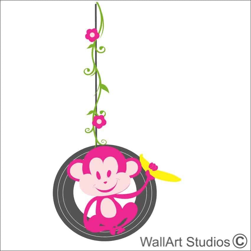 Monkey Vine Swinging Tyre